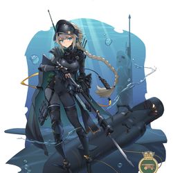 This is a pixiv picture whose title is 英勇级核潜艇的厌战.