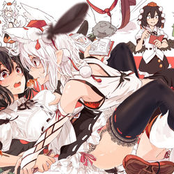 This is a pixiv picture whose title is 犬も歩けば.