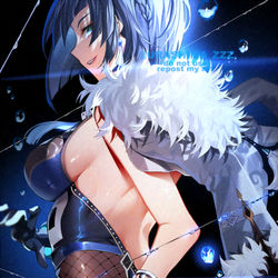 This is a pixiv picture whose title is 夜蘭.