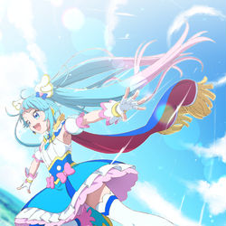 This is a pixiv picture whose title is CURE-SKY.