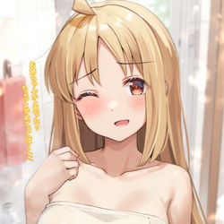 This is a pixiv picture whose title is 間違えられてまんざらでもない虹夏ちゃん.