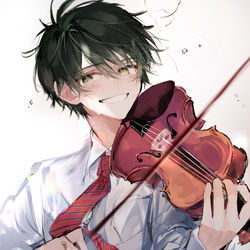 This is a pixiv picture whose title is 原田蒼(青のオーケストラ).