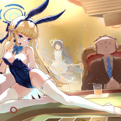 This is a pixiv picture whose title is 14日.飛鳥馬トキ(バニーガール).