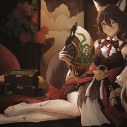 This is a pixiv picture whose title is 停云.