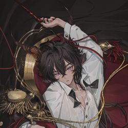 This is a pixiv picture whose title is 给我摸摸.