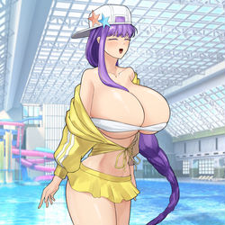 This is a pixiv picture whose title is でっけぇおめぇ！！！BBちゃん立ち絵.
