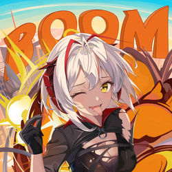 This is a pixiv picture whose title is boom!!!.