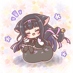 This is a pixiv picture whose title is 藤咲ミアさま💜🐾.