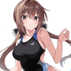This is a pixiv picture whose title is 水着タシュケント.