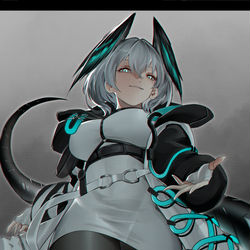 This is a pixiv picture whose title is 霍尔海雅.