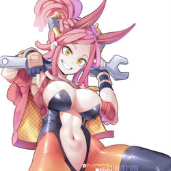 This is a pixiv picture whose title is Mei Hatsume bunniefied..