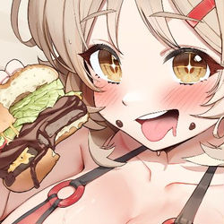 This is a pixiv picture whose title is 🍔🍫😋👍✨2023.