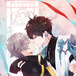 This is a pixiv picture whose title is DanHeng x Caelus..