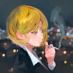 This is a pixiv picture whose title is Hard to live….