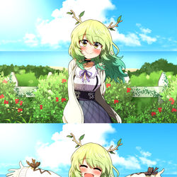 This is a pixiv picture whose title is Date with Nature.