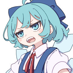 This is a pixiv picture whose title is あなたは今まで描いてきたチルノの枚数を覚えてるの？.