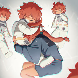 This is a pixiv picture whose title is 慰労.