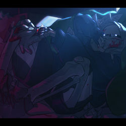 This is a pixiv picture whose title is 【Murder!Sans】ツイッターまとめ⑩.