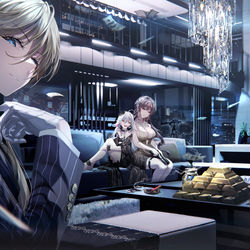 This is a pixiv picture whose title is Gangster.