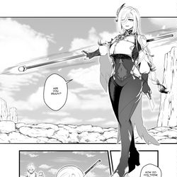 This is a pixiv picture whose title is The Transcendent One's Happiness.