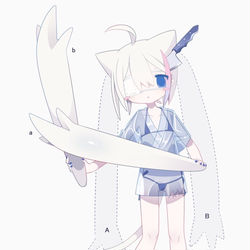 This is a pixiv picture whose title is ついんてーる・そーど.
