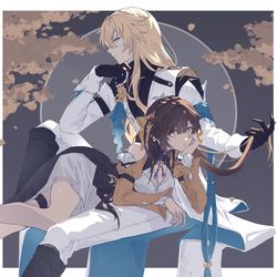 This is a pixiv picture whose title is luocha & sushang.
