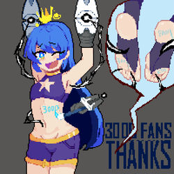 This is a pixiv picture whose title is 三千粉贺图.