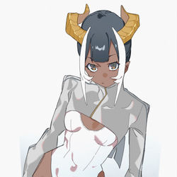 This is a pixiv picture whose title is 二角ちゃん.