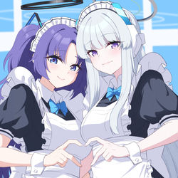 This is a pixiv picture whose title is ノア & ユウカ.