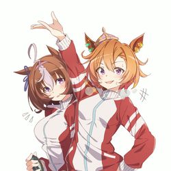 This is a pixiv picture whose title is オペラオー＆ドトウ.