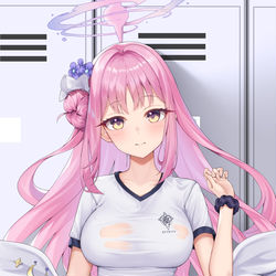 This is a pixiv picture whose title is 聖園ミカ.