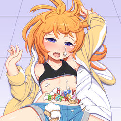 This is a pixiv picture whose title is ぱるかくんのお誕生日.