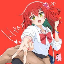 This is a pixiv picture whose title is ギャルピ✌️.
