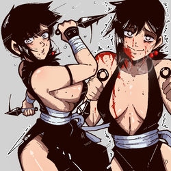 This is a pixiv picture whose title is Kunoichi kobeni.