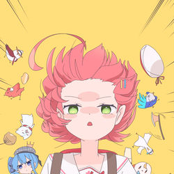 This is a pixiv picture whose title is みこちオールバック.