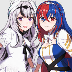 This is a pixiv picture whose title is 大好きな2人※ネタバレ.