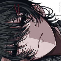 This is a pixiv picture whose title is ...。.