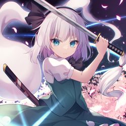 This is a pixiv picture whose title is 幽人の庭師.