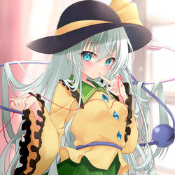 This is a pixiv picture whose title is ロングヘアこいしちゃん.