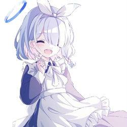 This is a pixiv picture whose title is アロナ（メイド）.