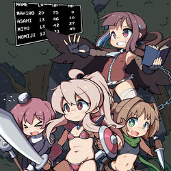 This is a pixiv picture whose title is Onimai Quest.