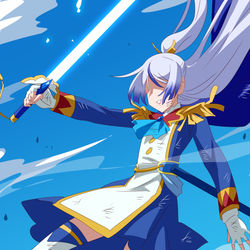 This is a pixiv picture whose title is 守れスカイランド.