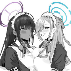 This is a pixiv picture whose title is アスナとカリン.