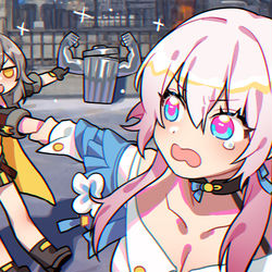 This is a pixiv picture whose title is 🗑.
