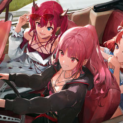 This is a pixiv picture whose title is chadcast.