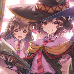 This is a pixiv picture whose title is めぐみん.