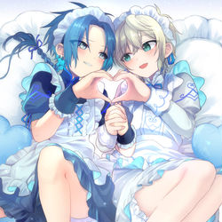 This is a pixiv picture whose title is メイドの日2023.