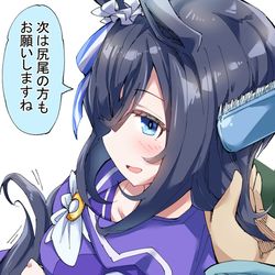 This is a pixiv picture whose title is ブラッシング中のフラッシュさん.