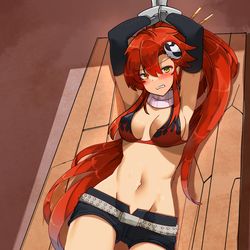 This is a pixiv picture whose title is (com) Yoko Littner Bugged.