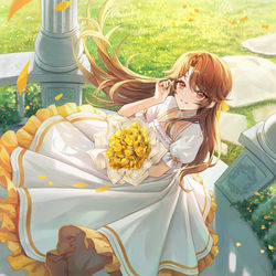 This is a pixiv picture whose title is フリージア.